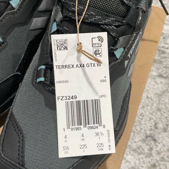 Sz 5.5 adidas Women's Terrex AX4 Gortex Hiking Shoes, Black US5.5 - Picture 11 of 12